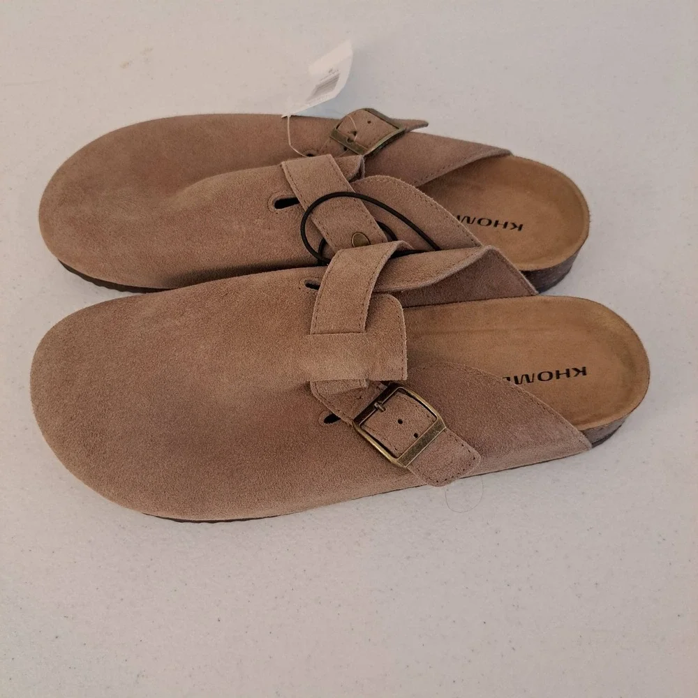 Khombu suede clogs